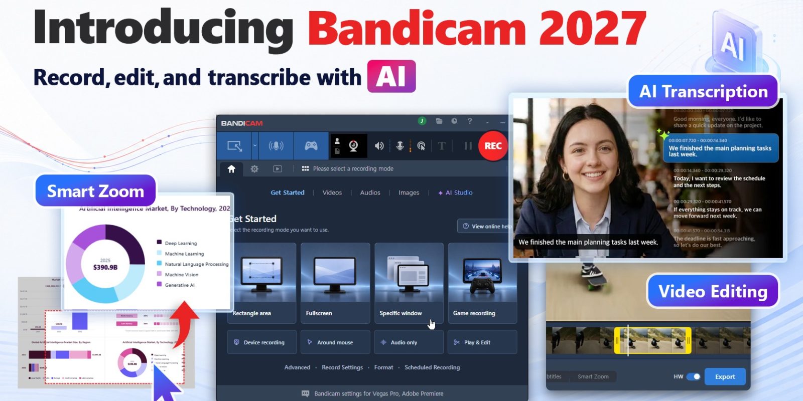 Bandicam 2027 Officially Released With AI Record, Edit & Zoom Suite
